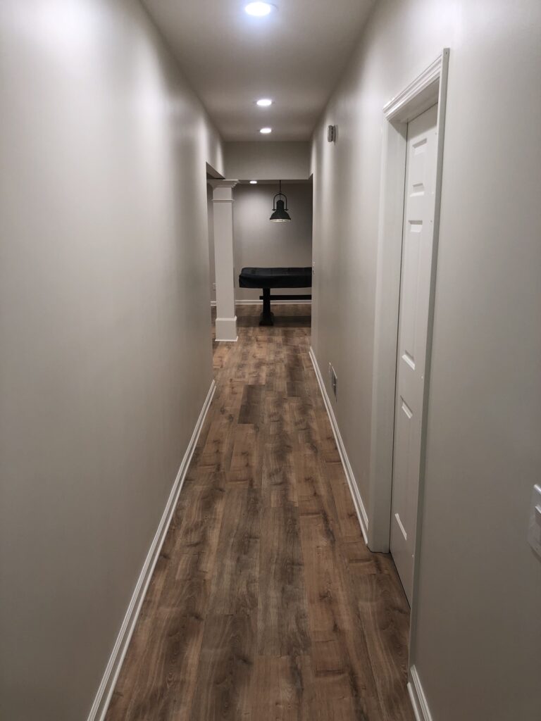 hallway wood longways
