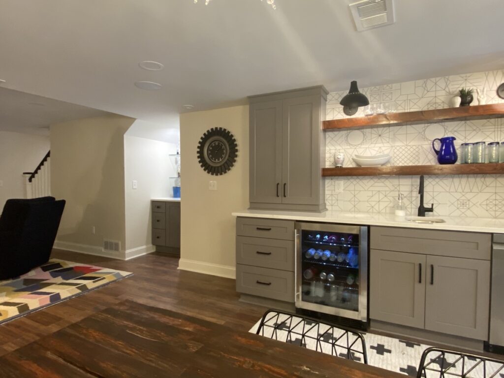 modern basement east cobb aca